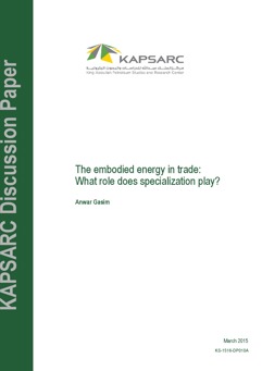 Embodied energy in trade: What role does specialization play (1)